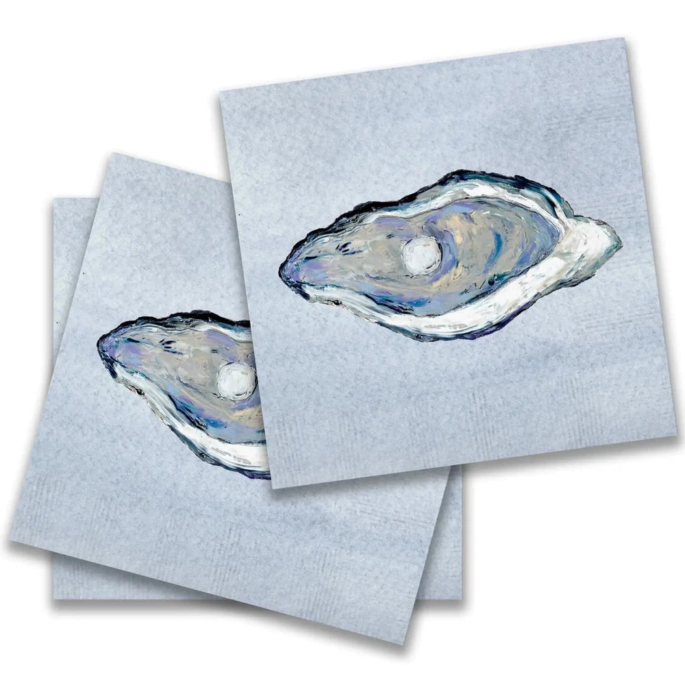 Blue Oyster Cocktail Napkins