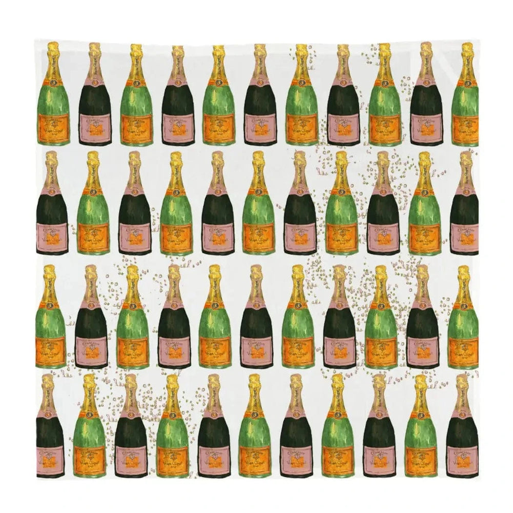 Champagne Bubbles Kitchen Square Towel