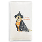 Halloween Dog Dishtowel
