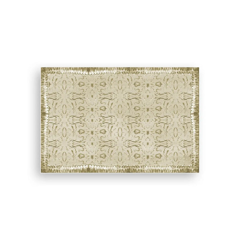 Natural Chinoiserie Vinyl Floor Mat