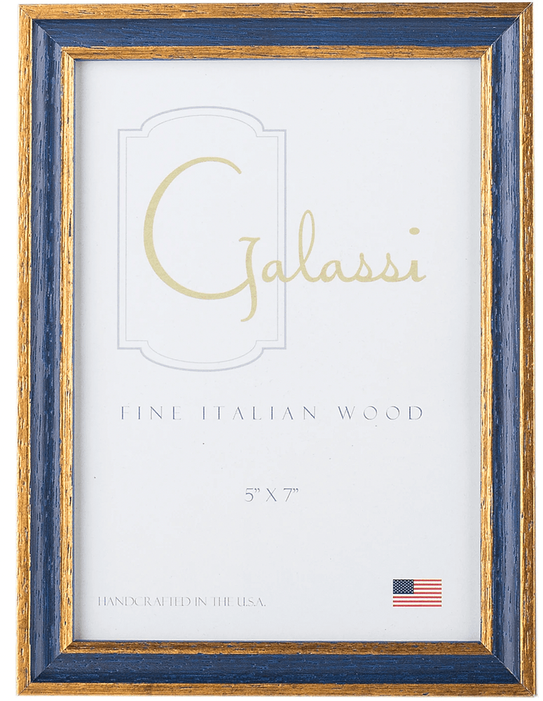 Blue Portrait Frame Blue Traditional Picture Frame