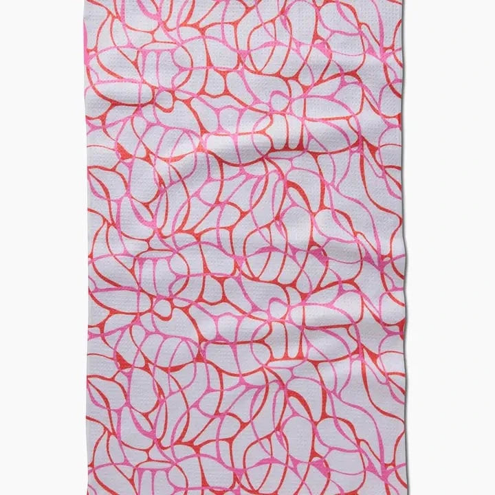 Geometry Bubble Abstract Tea Towel