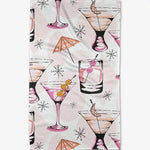 Geometry Cocktail Hour Tea Towel