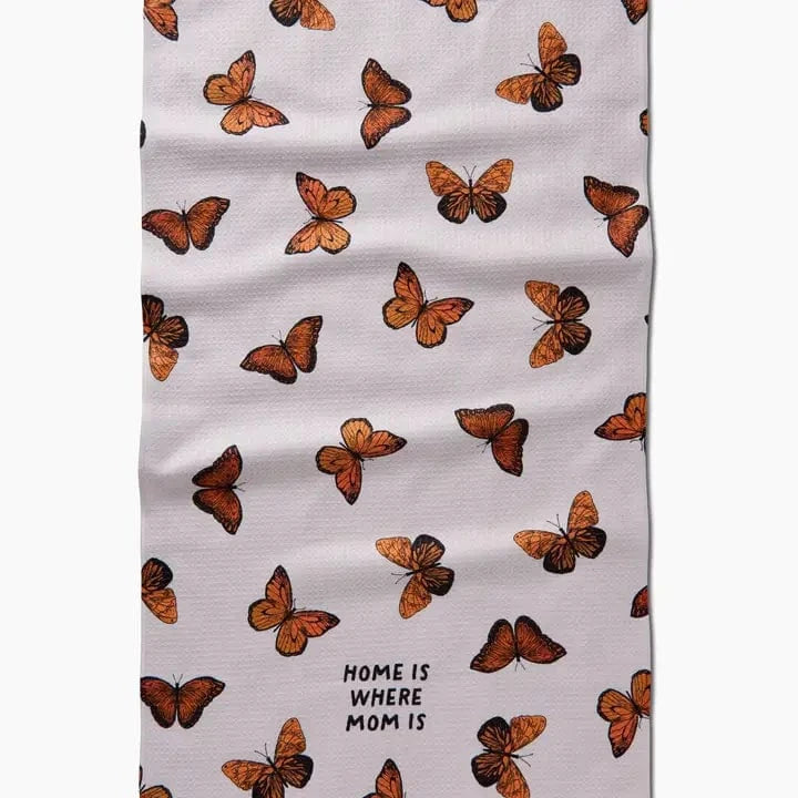 Geometry Flutter Love Tea Towel