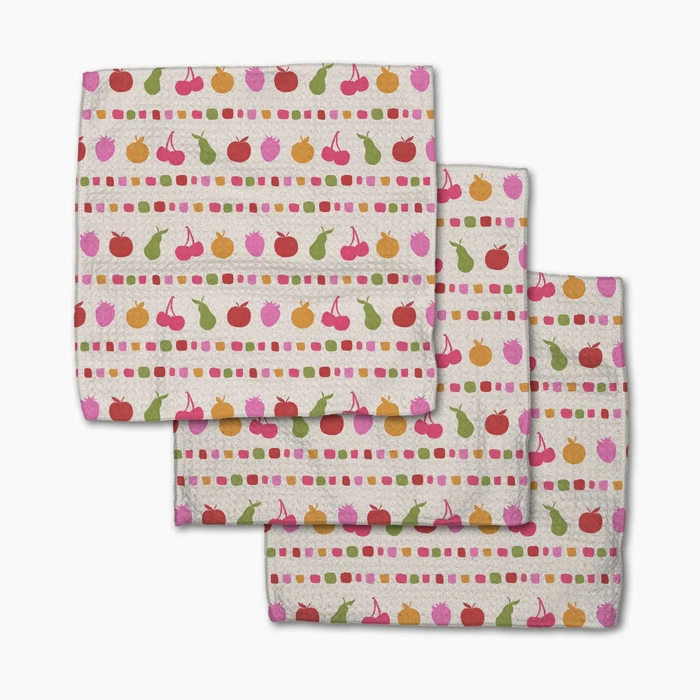 Fruits At The Party Dishcloth Set