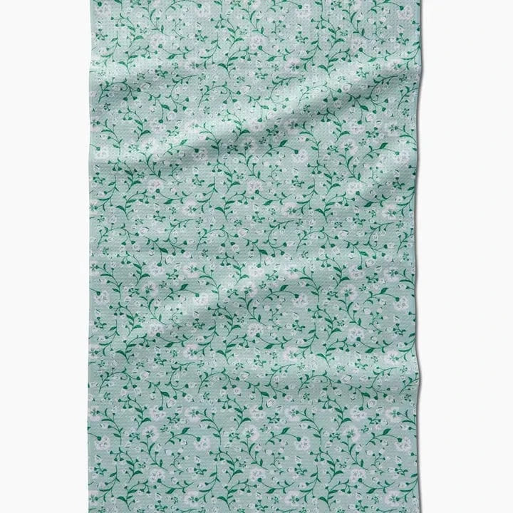 Plumbago Bloom Tea Towel