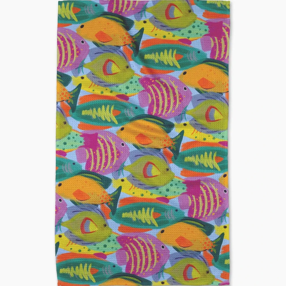 Geometry Shoaling Tea Towel