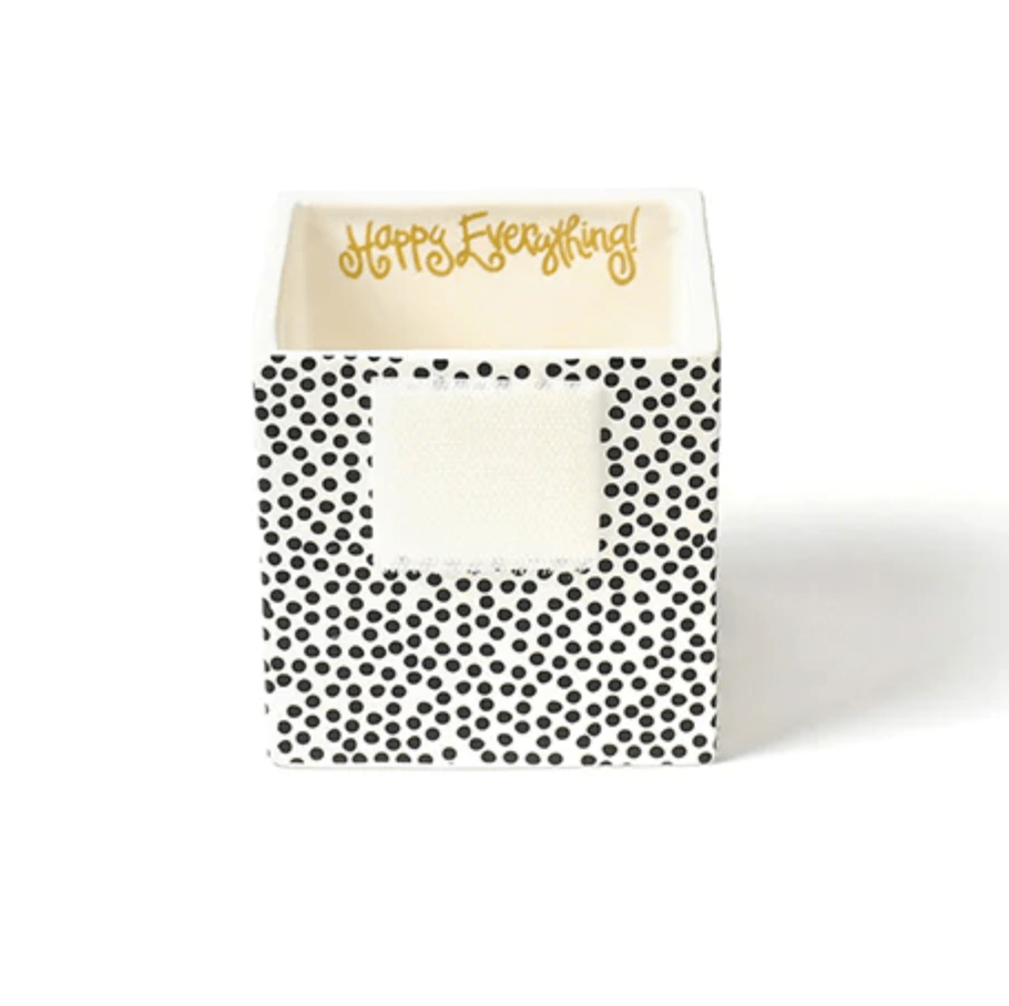 Black Small Dot Mini Nesting Cube