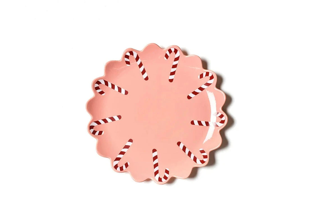 Candy Cane Scallop Platter