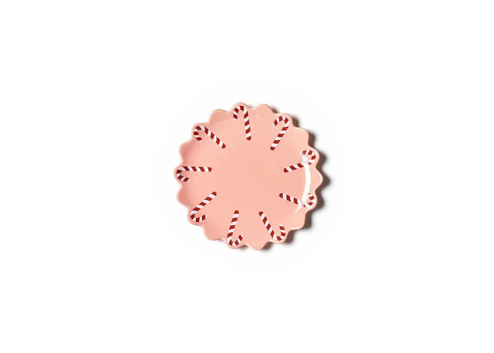 Candy Cane Scallop Salad Plate