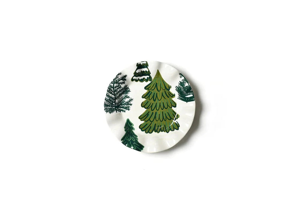 Fir Forest Ruffle Salad Plate