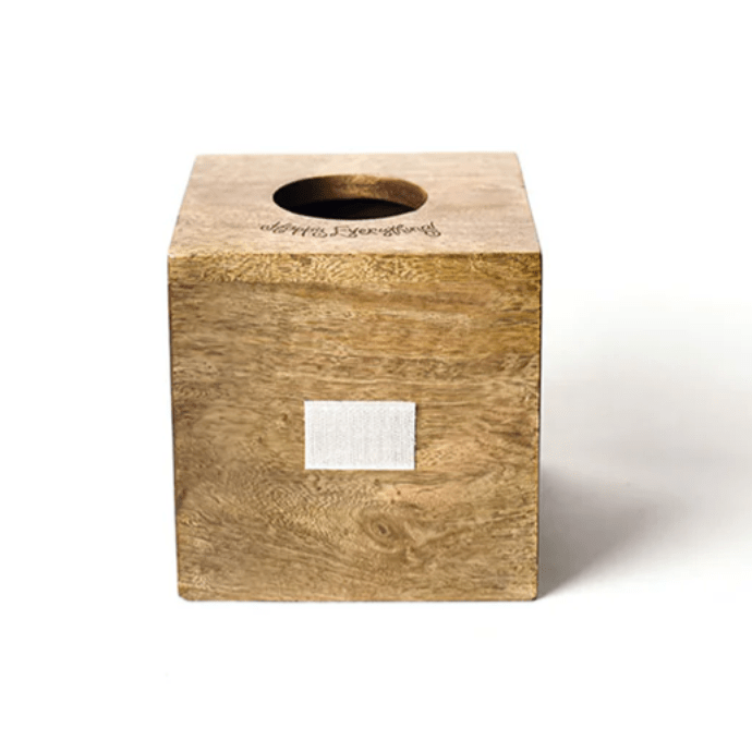 Happy Everything Happy Everything Mini Wood 5 Tissue Box