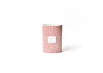 Red Small Dot Mini Oval Vase