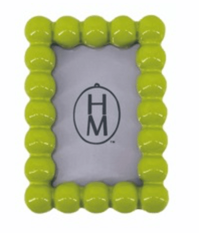 Green Hobnail Magnet Frame