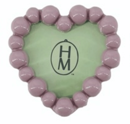 Lavender Heart Magnet Frame