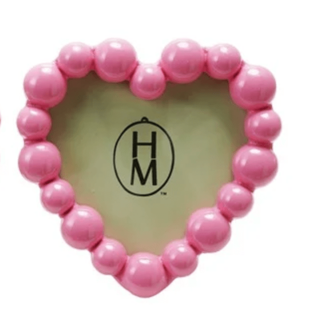 Pink Heart Shaped Frame