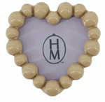 Hazel Mazel Taupe Heart Magnet Frame