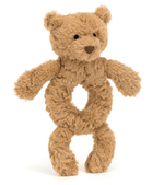 Jellycat Bartholomew Bear Ring Rattle