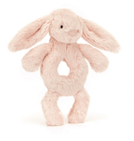 Bashful Blush Bunny Ring Rattle