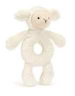 Jellycat Bashful Lamb Ring Rattle