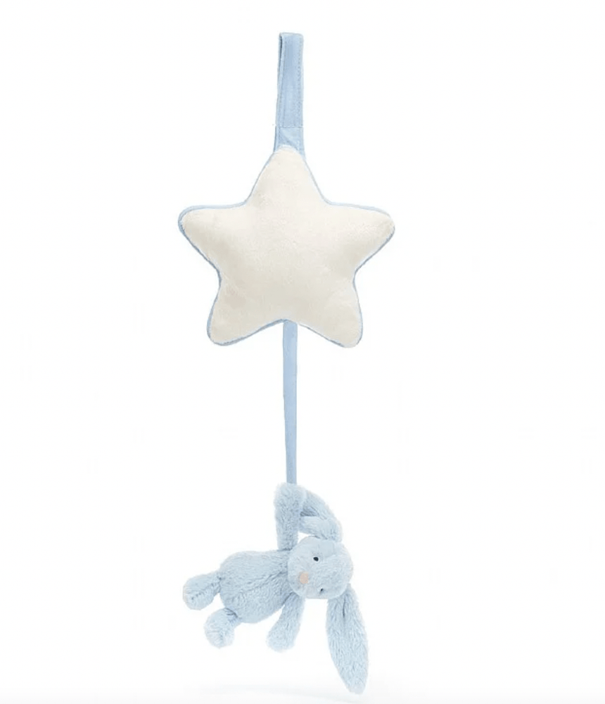Jellycat Blue Bunny Musical Pull