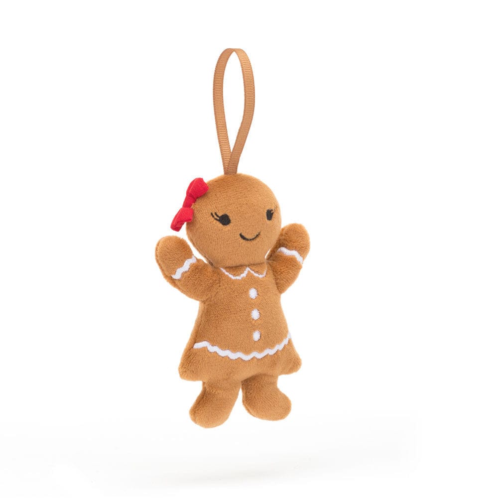 Festive Folly Ruby Gingerbread Ornament