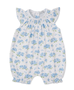 Blue Hydrangeas 0-3M Short Playsuit