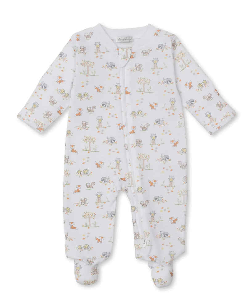Forest Frolic 3-6M Zip Footie
