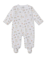 Forest Frolic 3-6M Zip Footie