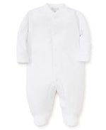 Kissy Kissy 0-3M White Basic Footie