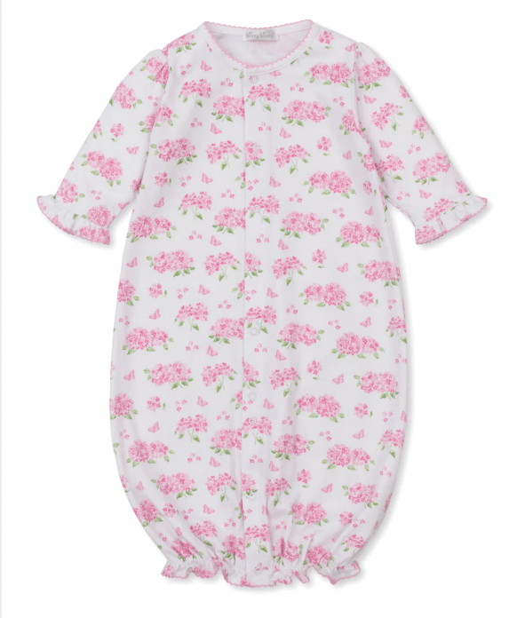 Kissy Kissy Pink Hydrangeas Newborn Converter Gown