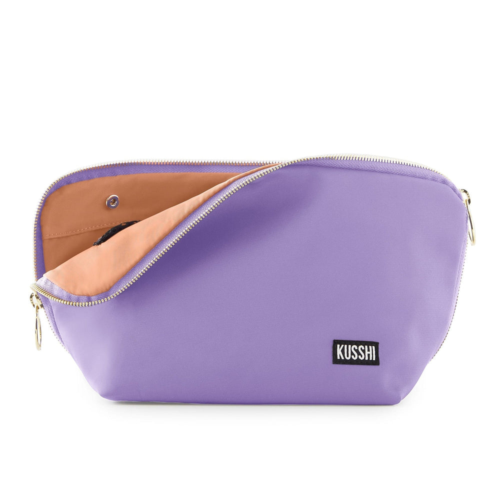 Kusshi Lavender & Rosebud Signature Makeup Bag