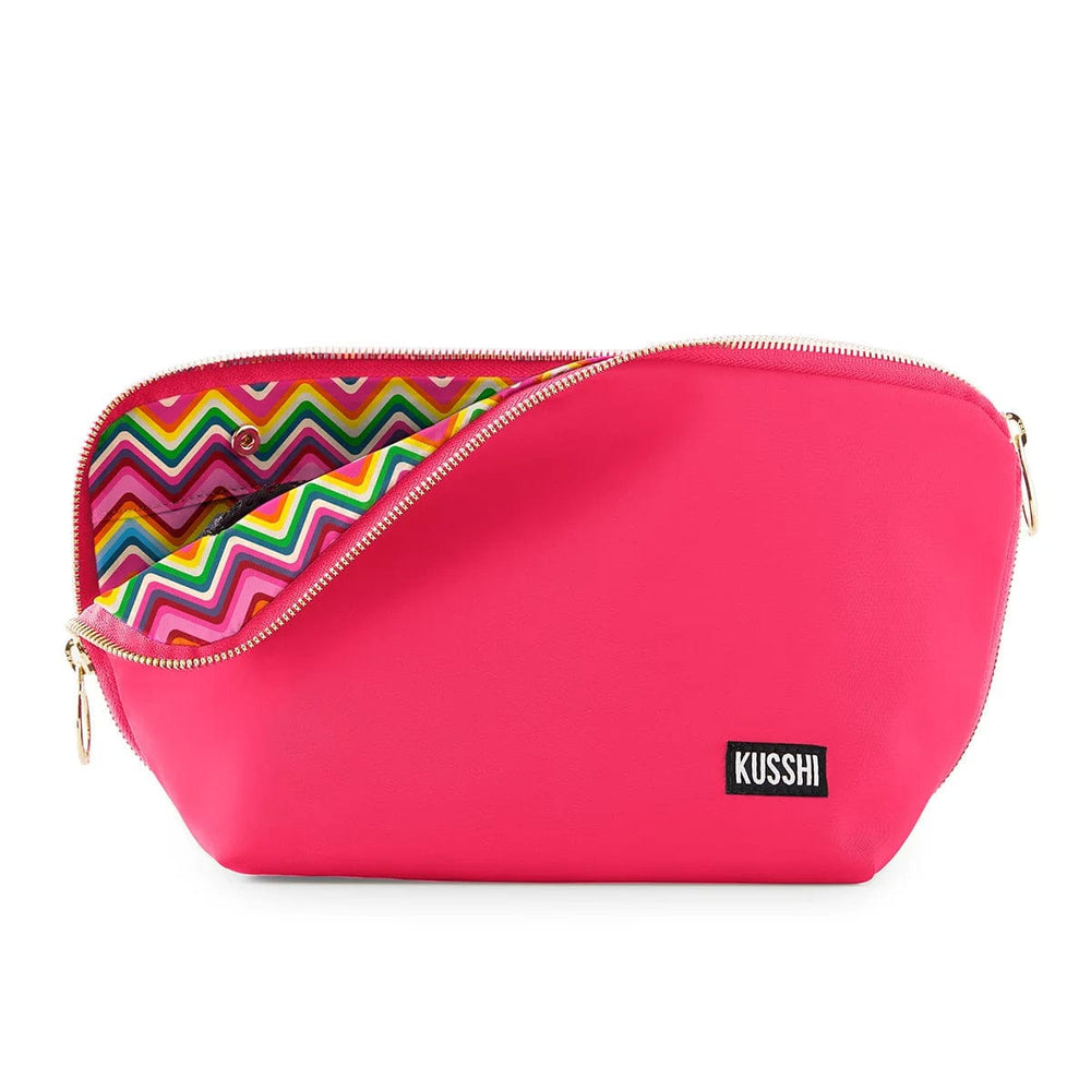 Watermelon Chevron Everyday Makeup Bag