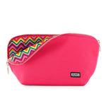 Watermelon Chevron Signature Makeup Bag