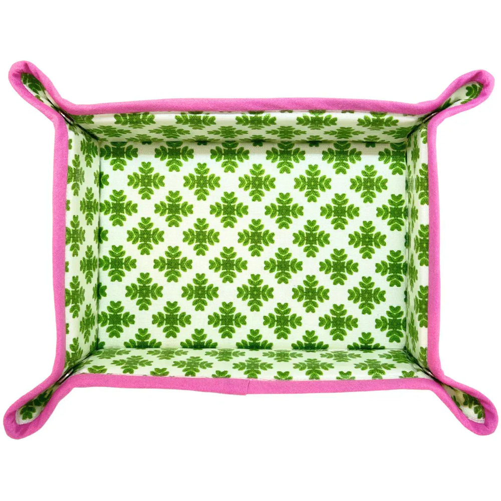 Brushstrokes Green Snap Tray