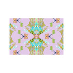 Laura Park Stained Glass Lavender Floor Mat