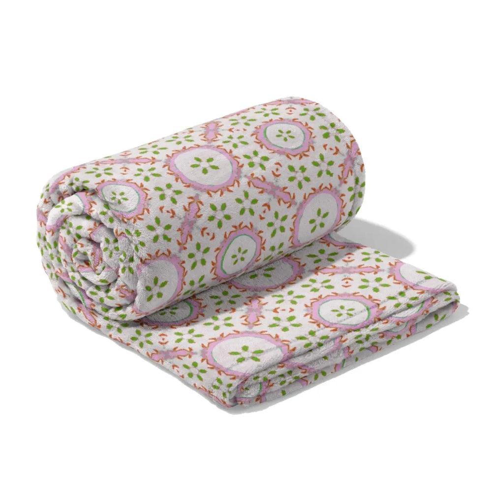Rosie Pink Fleece Blanket