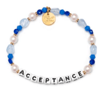 Acceptance Blue Royalty Little Words Project Bracelet