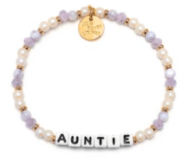 Auntie-Lavender Mist Little Words Project Bracelet