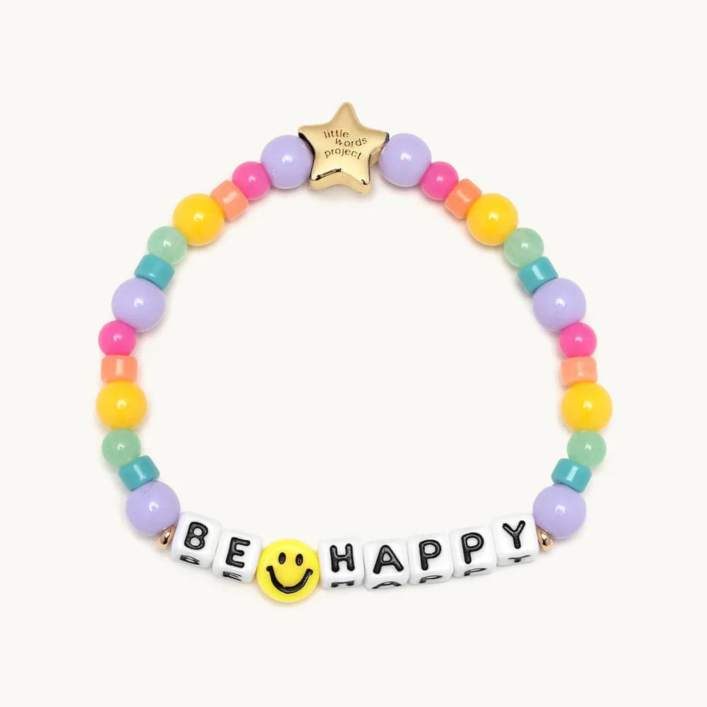 Be Happy-Sunshine Kid's Little Words Project Bracelet