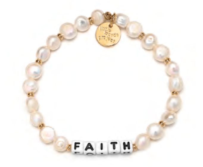 Faith Clamshell Little Words Project Bracelet