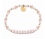 Fearless Pink Little Words Project Bracelet