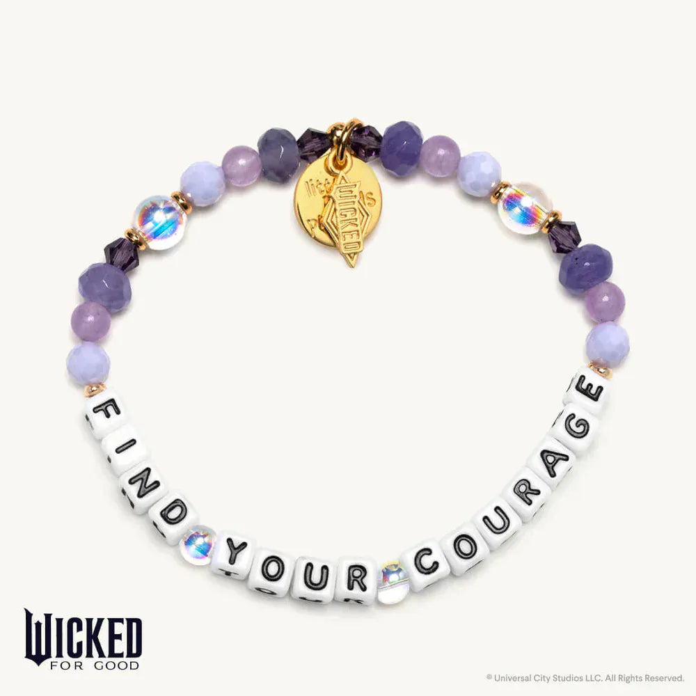 Find Your Courage-Wicked Little Words Project Bracelet