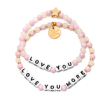 Love You More & Love You Bracelet Set