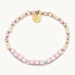 Love You More Pink Little Words Project Bracelet