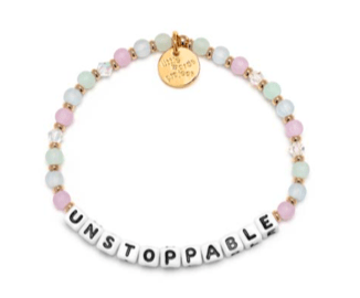 Unstoppable- Can't Stop Won't Stop Little Words Project Bracelet