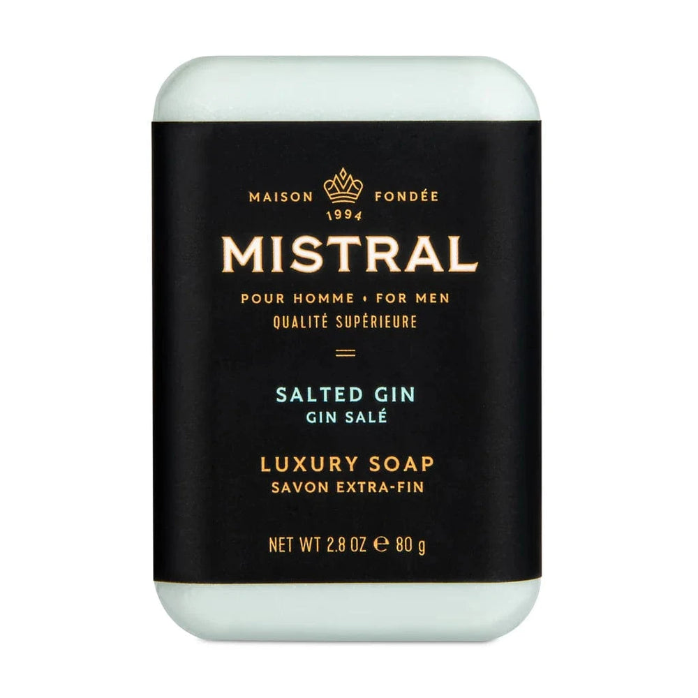 Mistral Salted Gin Travel Bar Soap