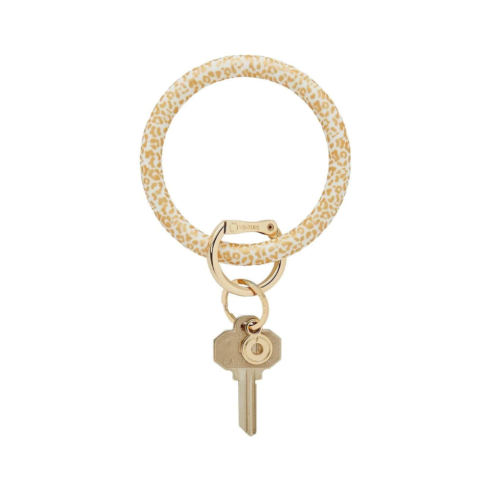 Gold Rush Confetti Big O Key Ring