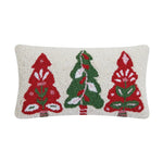 Festive Folk Tree Hook Pillow