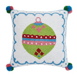 Sparkle Green Ornament Hook Pillow